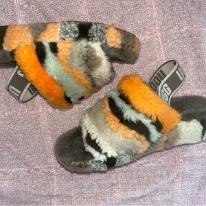 Fluffy Ugg Sandals